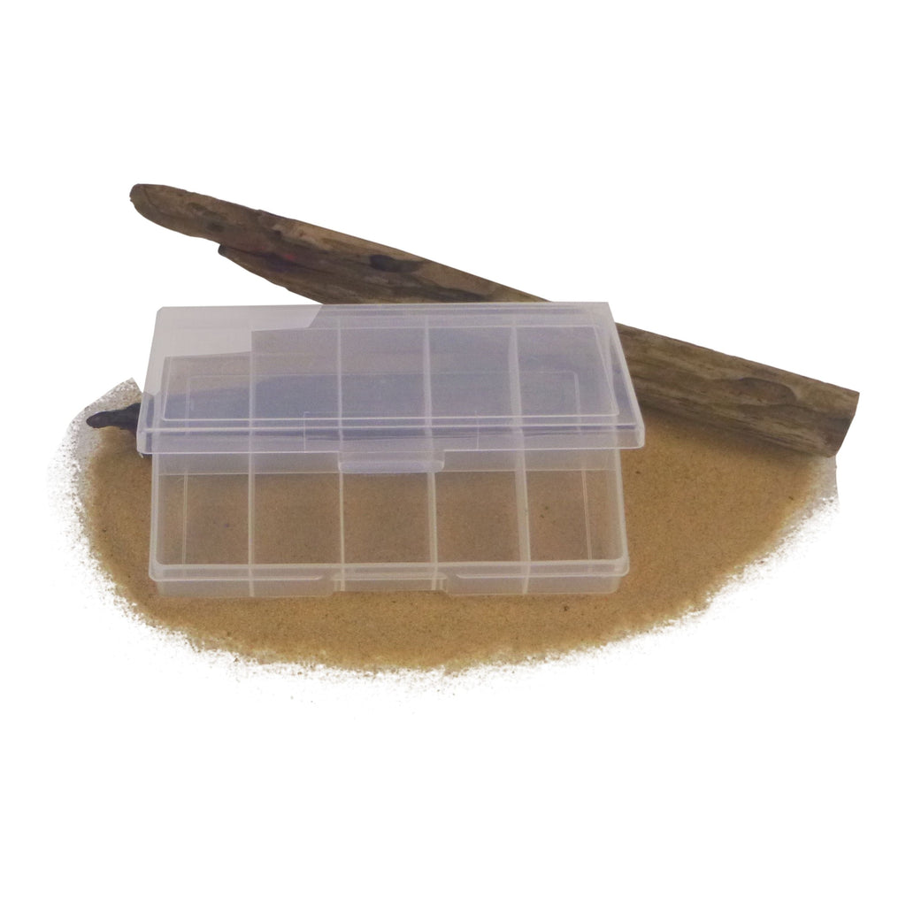 Rig Ezy 10 Compartment Tackle Box. 190mmL x 120mmW x 30mmD.-0