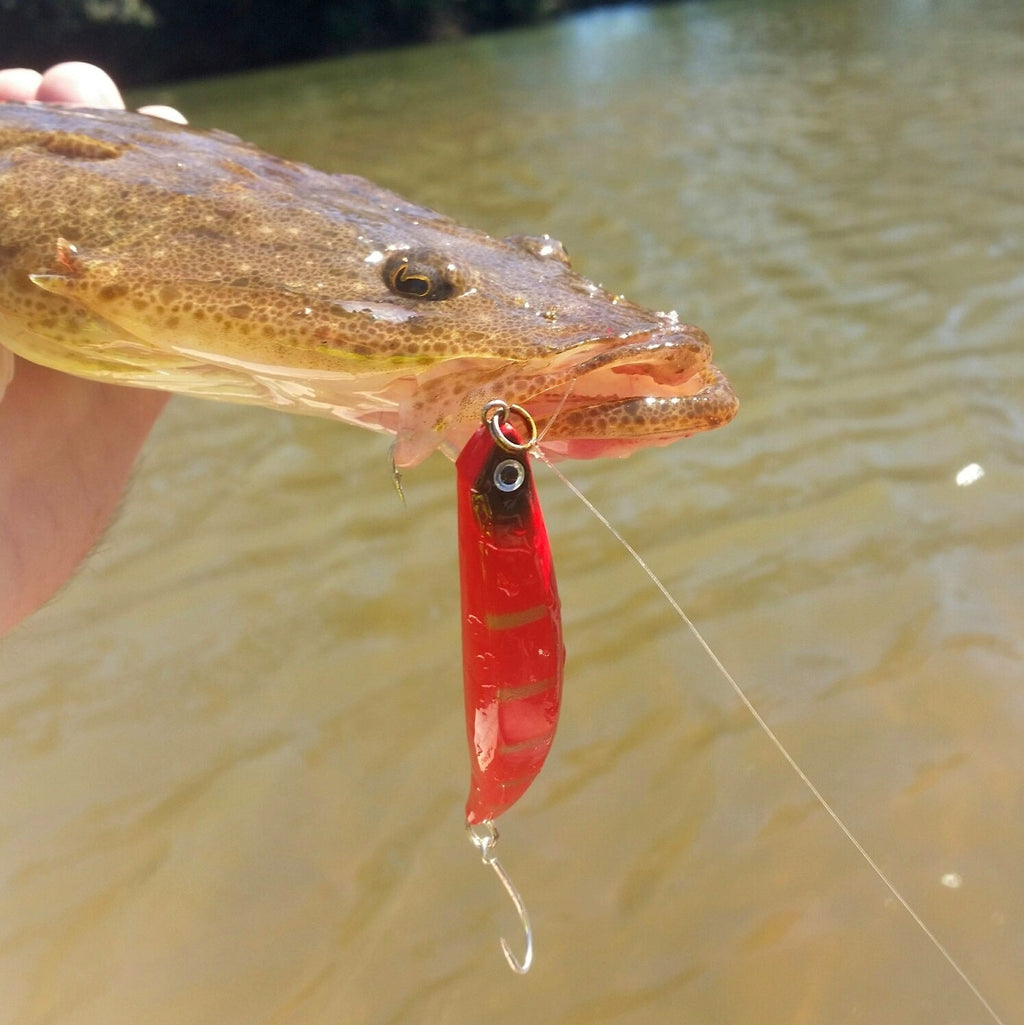 Toppu Mizzu Sidewinder, Bent Minnow, 95mm, Blue Water-1