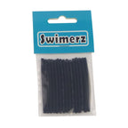 Swimerz Assist Hook Sleeves, Black, 50mmL X 2mmD, Qty 15-0