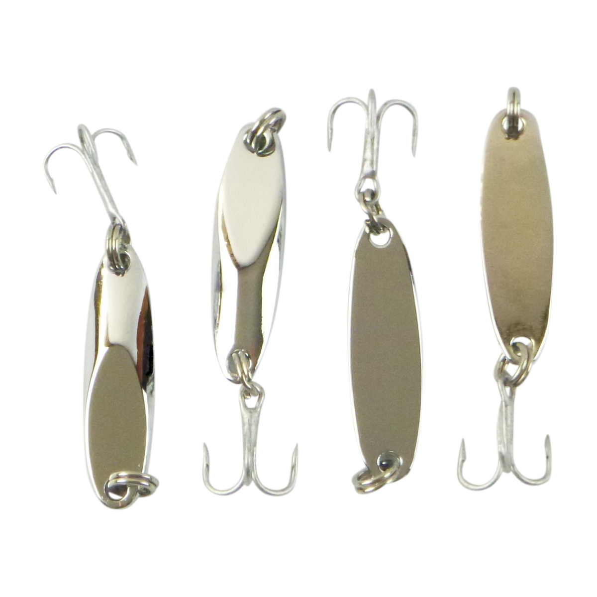 Finesse Chrome Kaster Jig, 3 Grams, Pack of 4 Jigs.-0