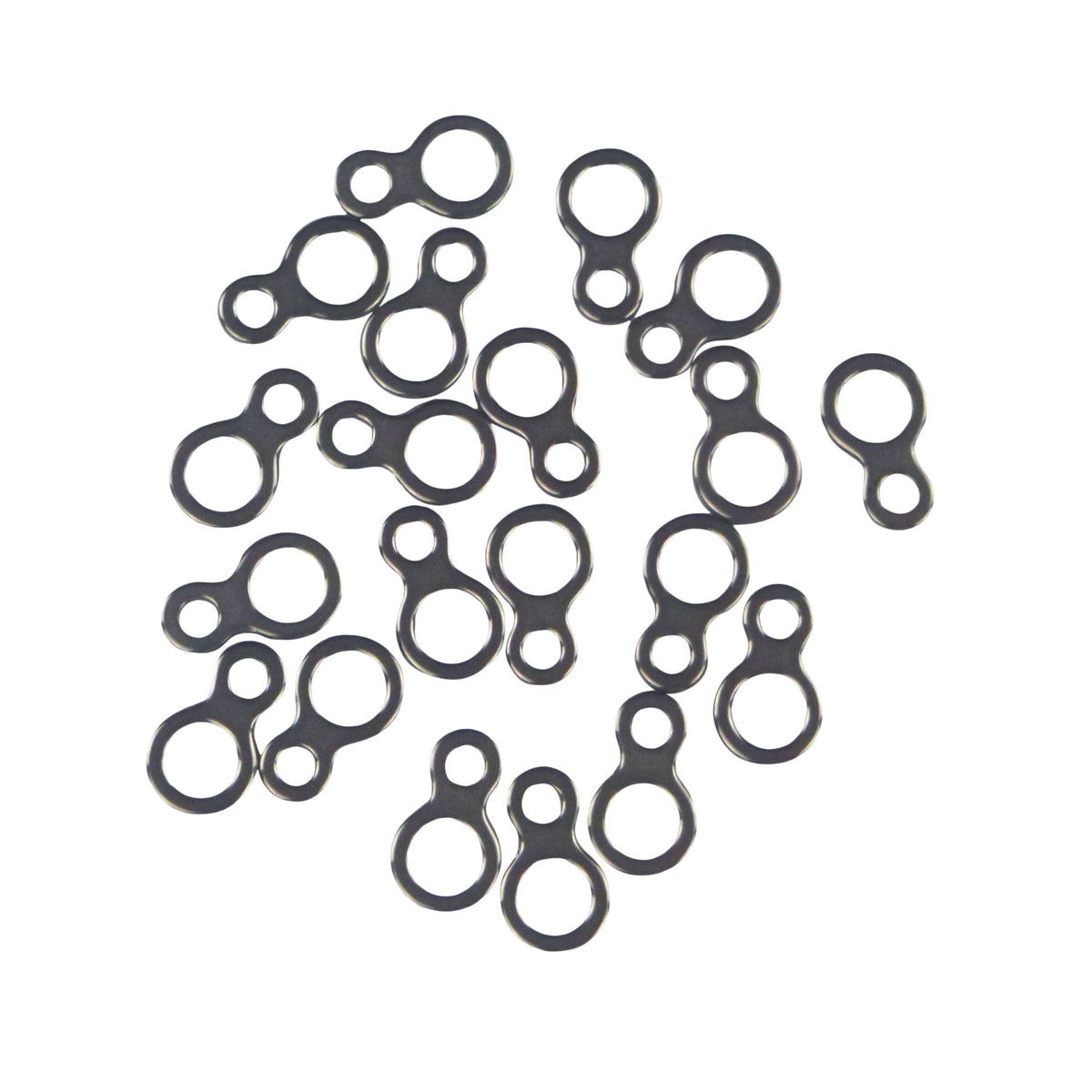 Swimerz 180kg Solid Double Rings, 14mm, 20 pack-0