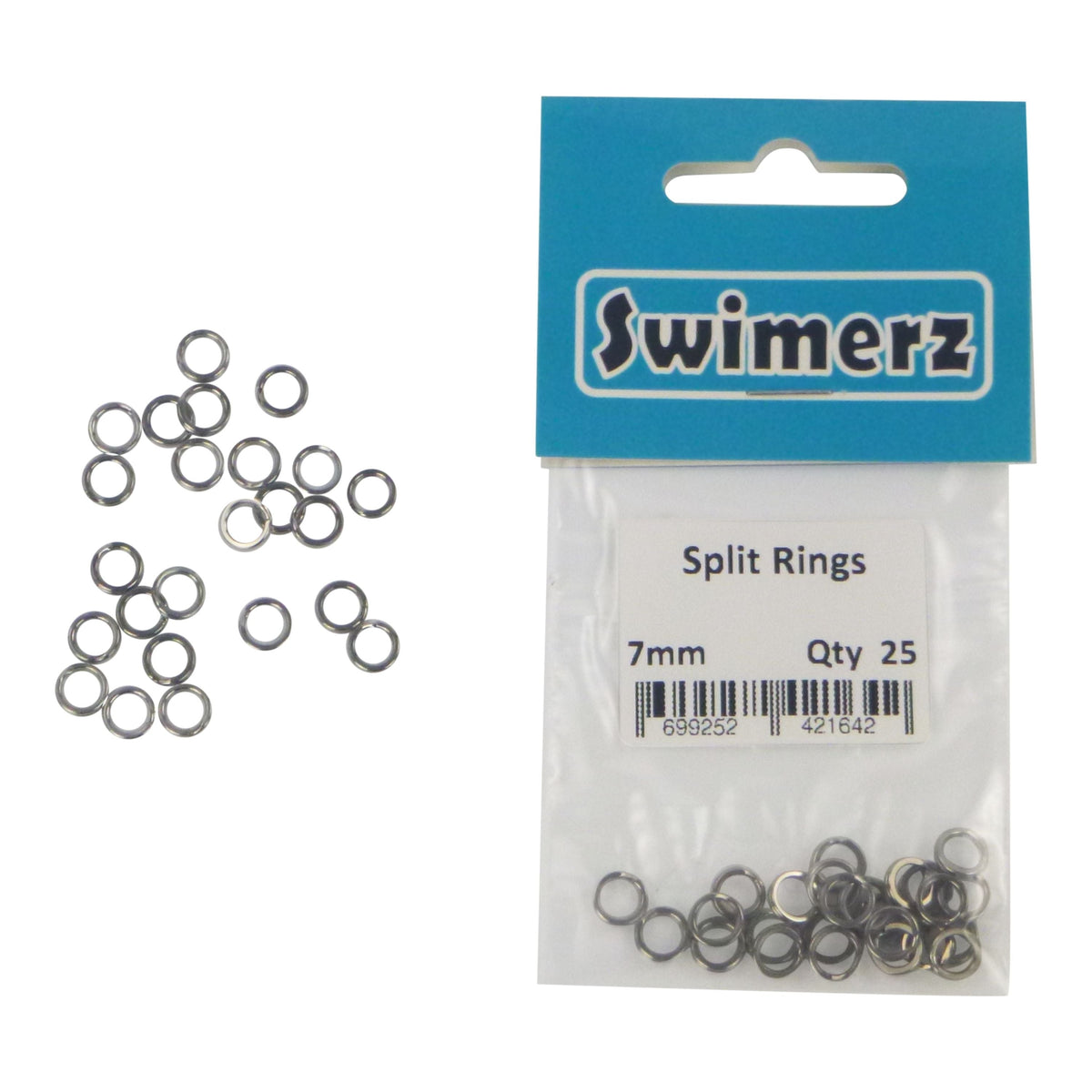 Swimerz 7mm Split Ring Stainless Steel, 25 Pack-1