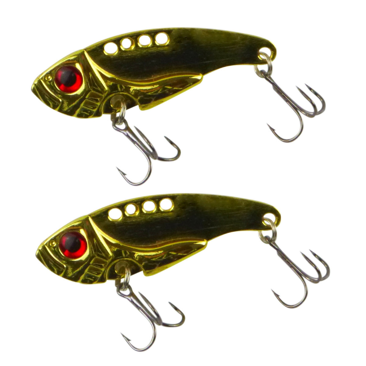 Finesse Metal Blade, Gold Flash, 55mm, 2 Pack-0