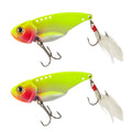 Finesse Feather Blade, Chartreuse, 55mm,  2 Pack-0