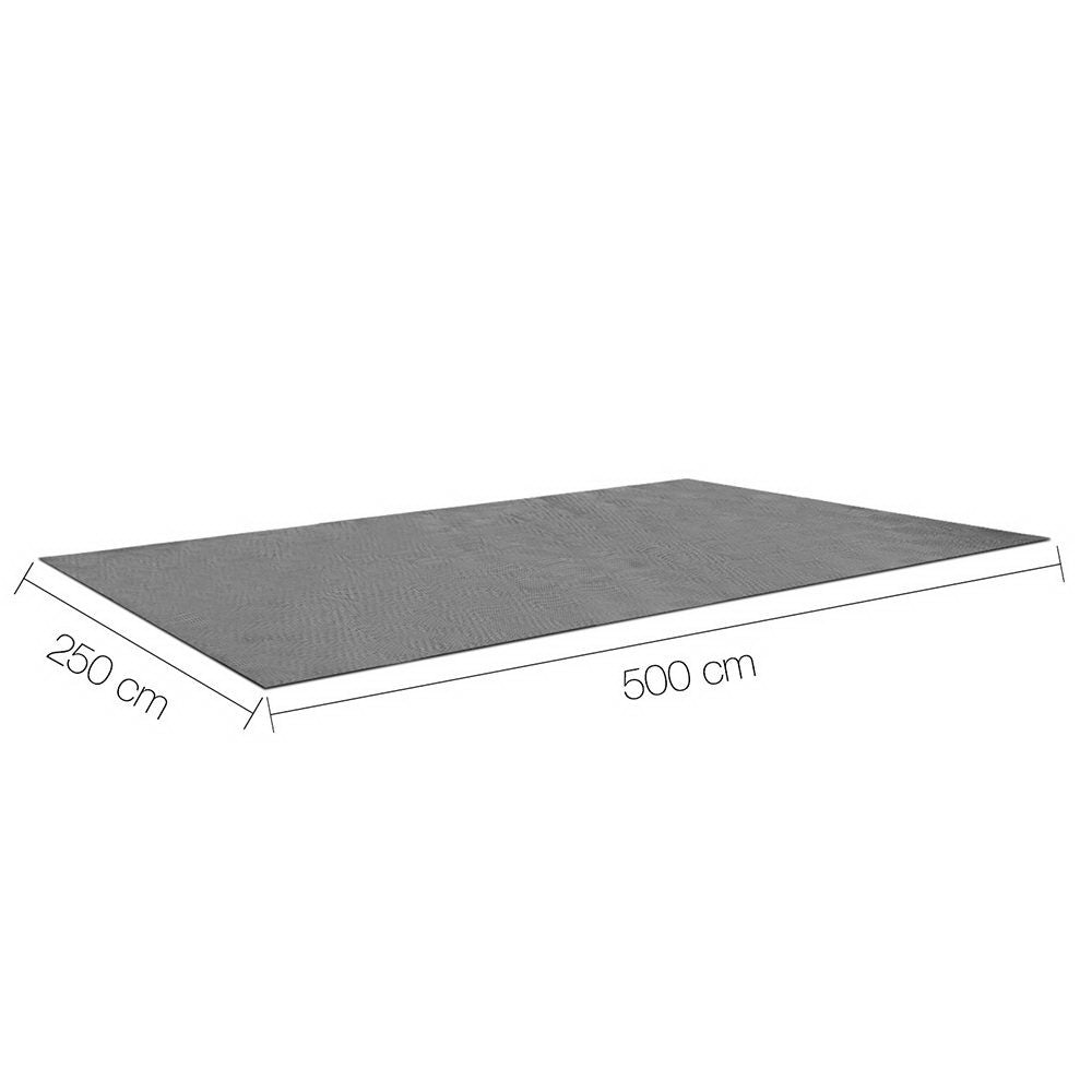 Weisshorn 5x2.5M Annex Matting 600GSM Floor Mats Hollow Design Mesh Caravan