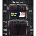 Giantz AGM Deep Cycle Battery 12V 120Ah Box Portable Solar Caravan Camping