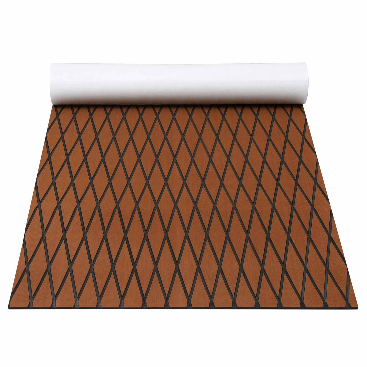 Seamanship EVA Foam Boat Flooring Decking Mat 240x90cm 6mm Diamond Brown