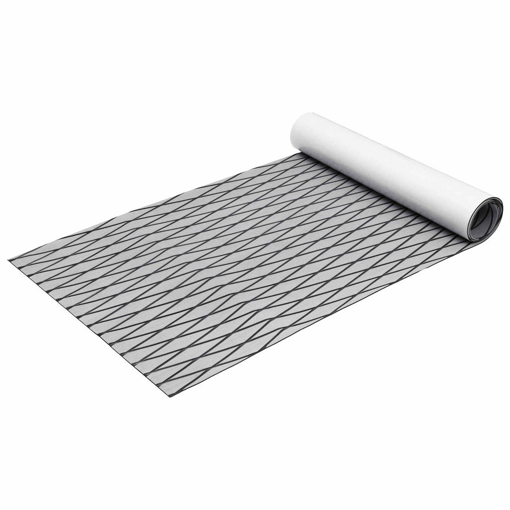 Seamanship EVA Foam Boat Flooring Deck Mat 240x90cm 6mm Diamond Light Grey