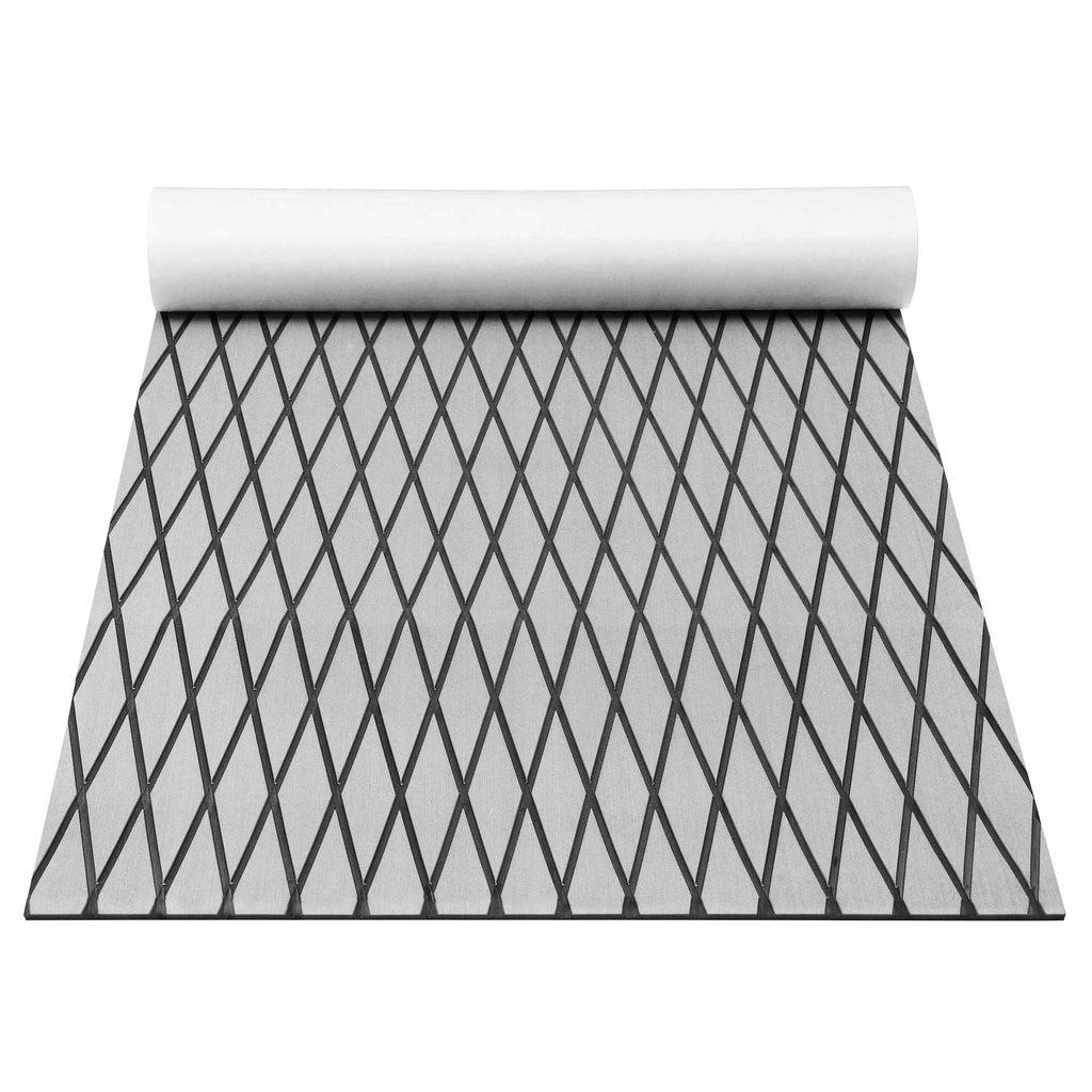 Seamanship EVA Foam Boat Flooring Deck Mat 240x90cm 6mm Diamond Light Grey
