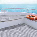 Seamanship EVA Foam Boat Flooring Decking Mat 240x90cm 6mm Light Grey