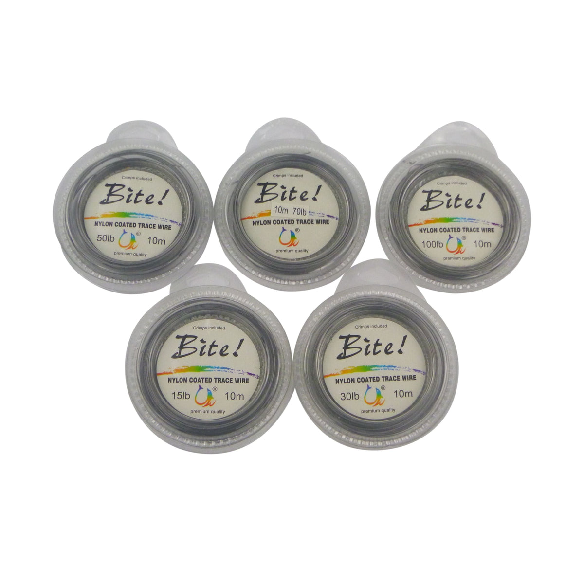 Swimerz Bite 7 Strand Coated Leader Wire, 15lb breaking strain, 10 mtrs-1