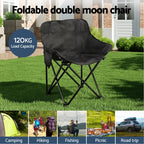 Weisshorn 3pc Camping Table Chair Set Outdoor Folding Aluminium Portable Picnic