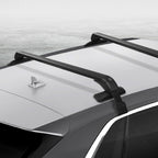 Universal Car Roof Racks Pod Aluminium Cross Bars Clamps Lockable 90cm Black