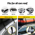 Giantz RoofTop Cargo Bag Car Luggage Carrier Universal 15 Cubic Ft