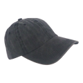 BSTC 6-Panel Baseball Cap, Distressed Cotton, Charcoal-0