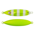 Finesse Slow Pitch Flutter Jig, 100gm, Chartruese, 2 pack-0