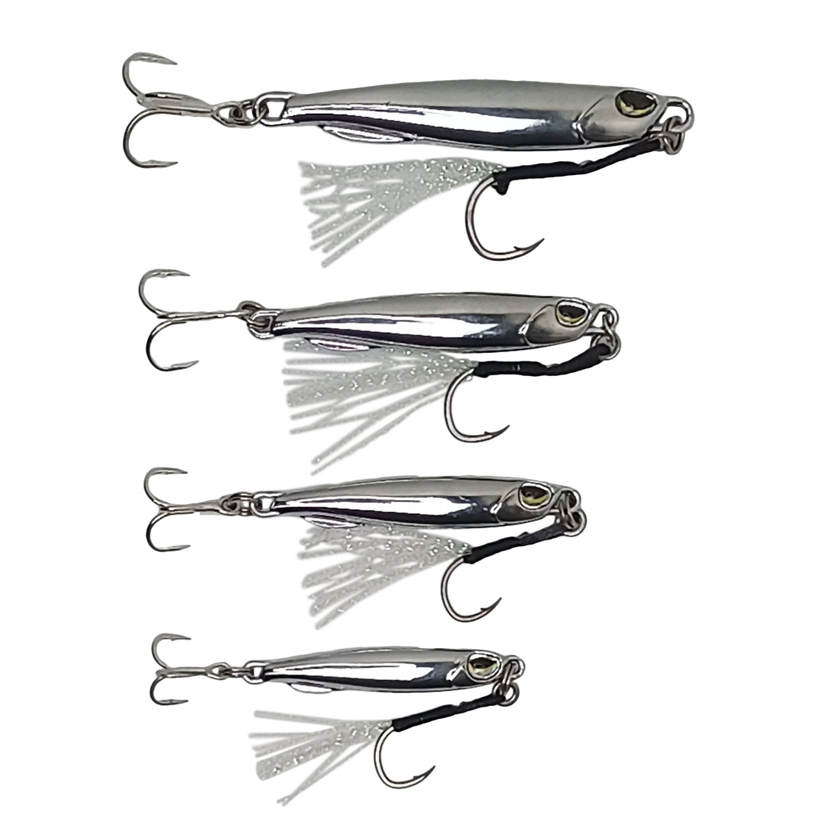 Finesse Chrome Fish, 20gm, 6.5cmL, 3 pack-1