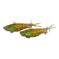 Swimerz 95mm Soft Vibe, Clear Gold, 2 pack-0