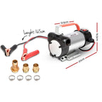 Giantz 12V Diesel Transfer Pump Extractor Oil Fuel Electric Bowser Auto Trigger