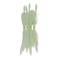 Dekoi Tailed Lure Skirts, Lumo White-0