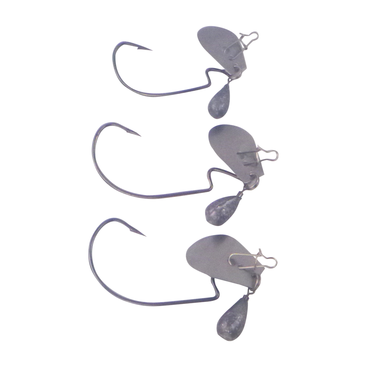 Dekoi Blade Jig Head, Wide Gape, Size Large, 3 pack-0