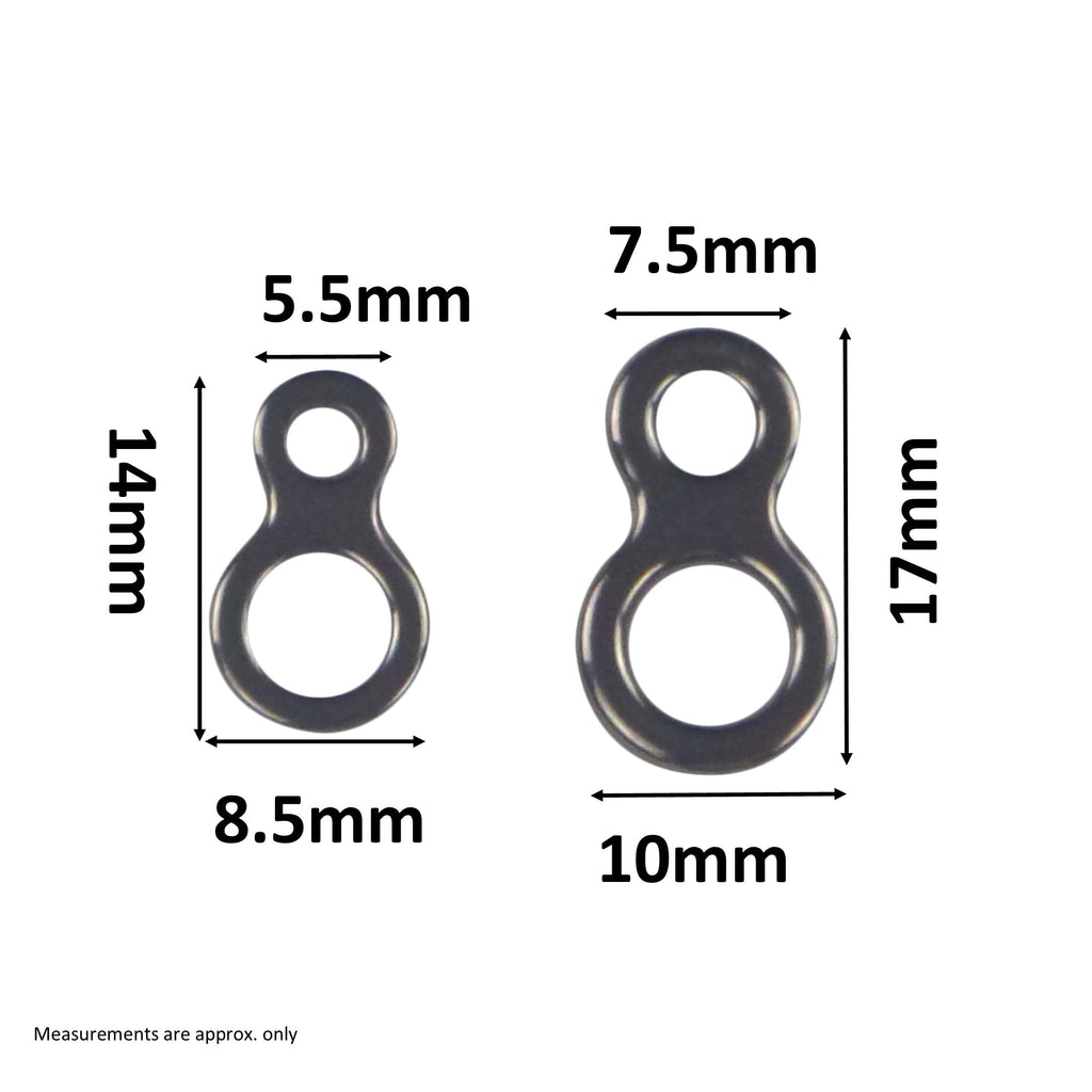 Swimerz 180kg Solid Double Rings, 14mm, 20 pack-1