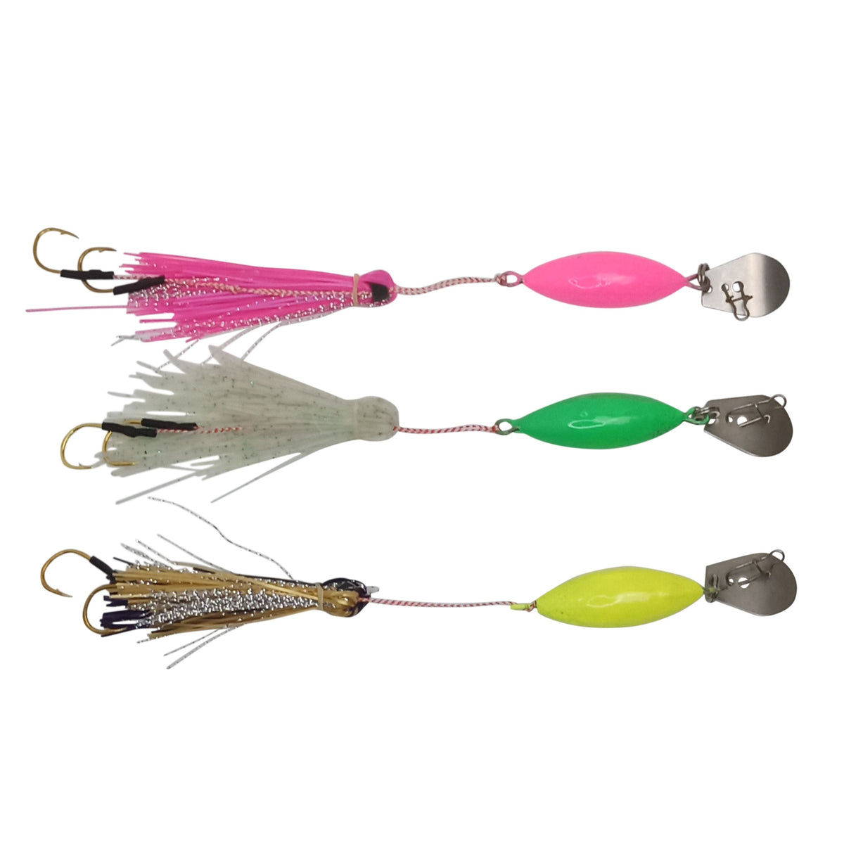 Swimerz Reaper Micro Jig, 60gm, Super Glow, 3 pack-0