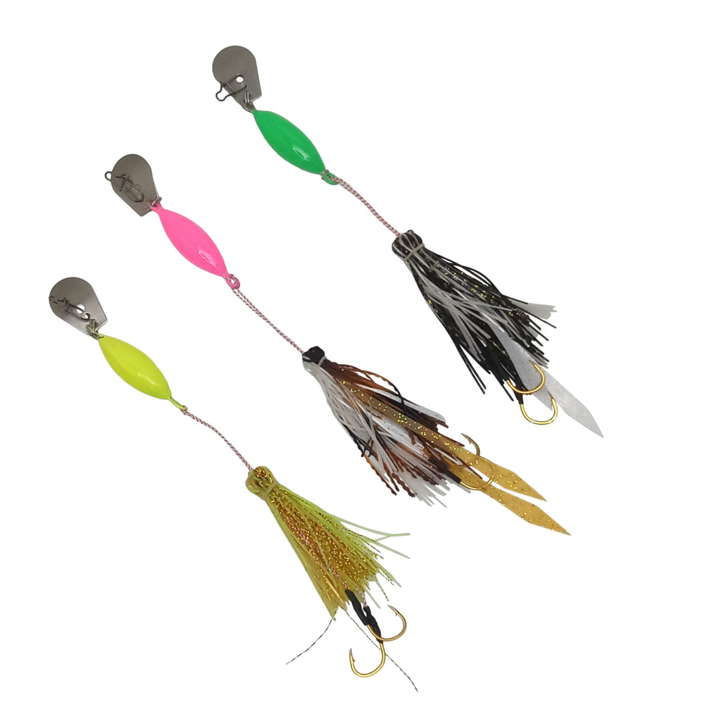 Swimerz Reaper Micro Jig, 35gm, Super Glow, 3 pack-0