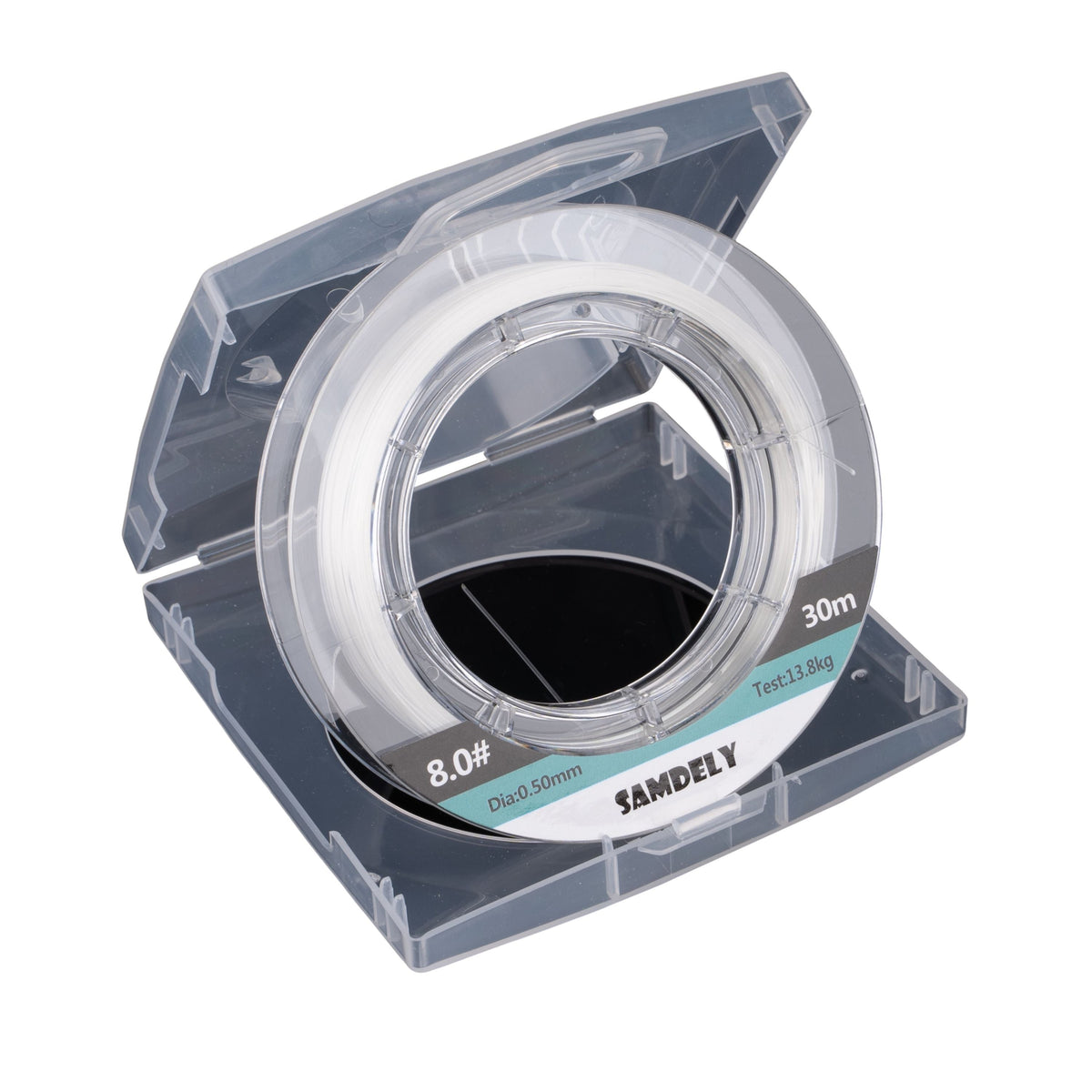 Samdely Clear Fluorocarbon Leader, #1.0, 6lb, 30Mtr-1