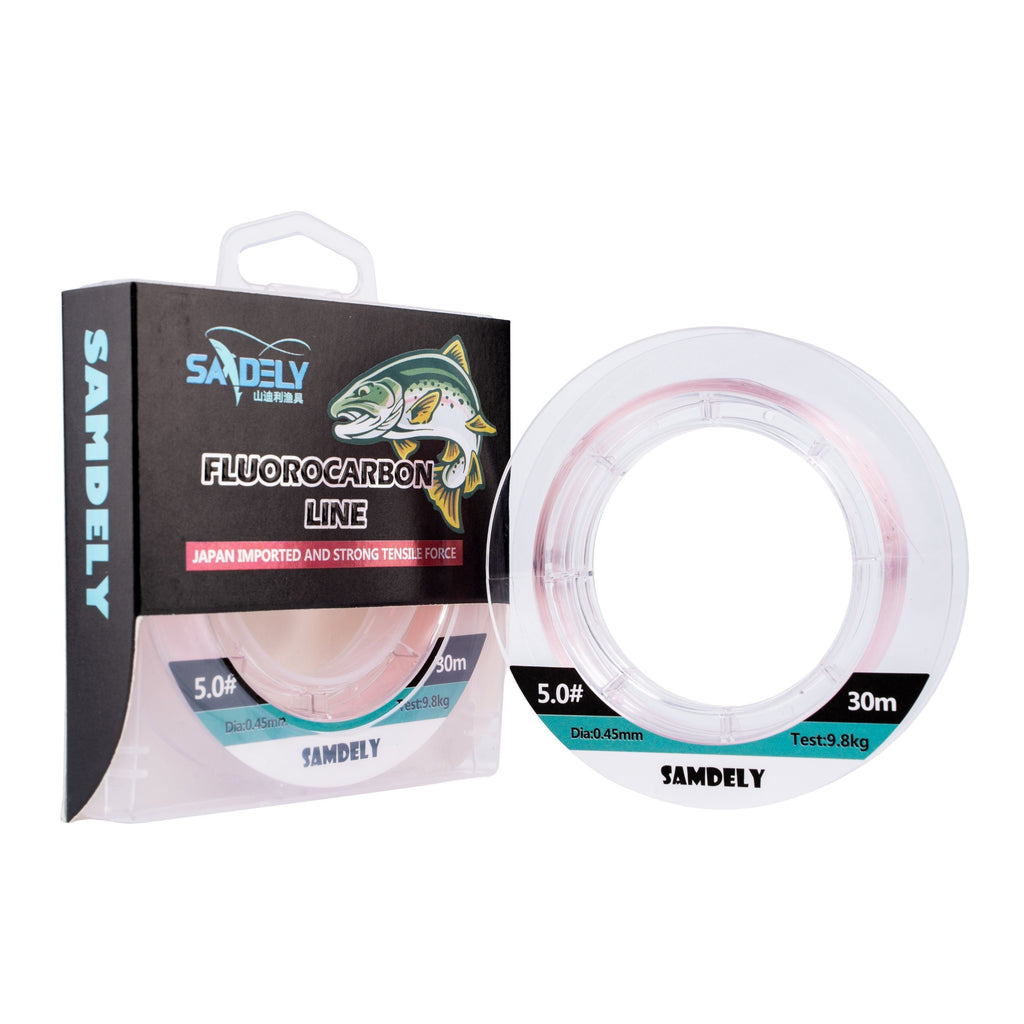Samdely Pink Fluorocarbon, #6.0, 20lb, 30Mtr-0