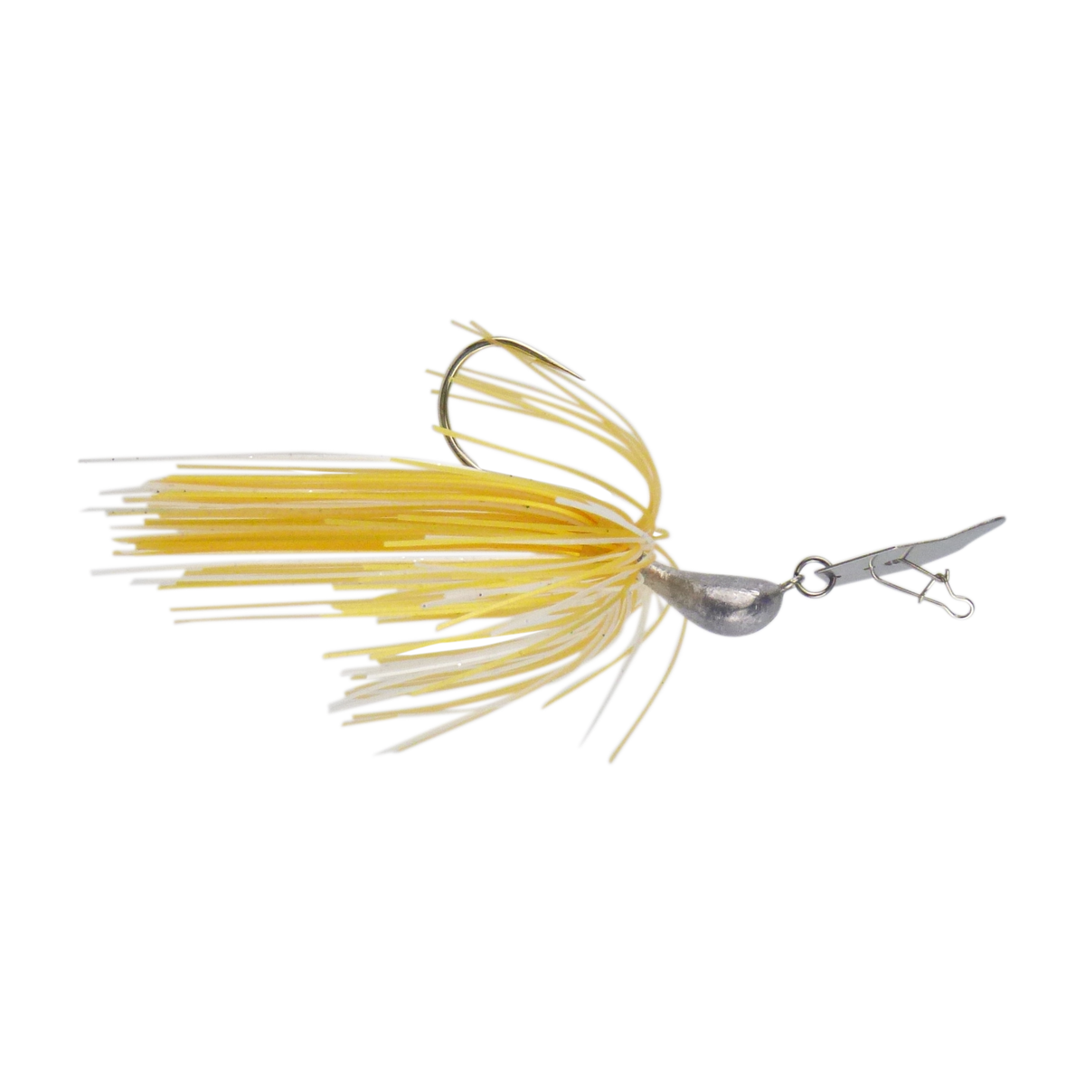 Dekoi 7gm Bladed Swim Jig, Chatterbait, Gold Shine, 2 pack-0