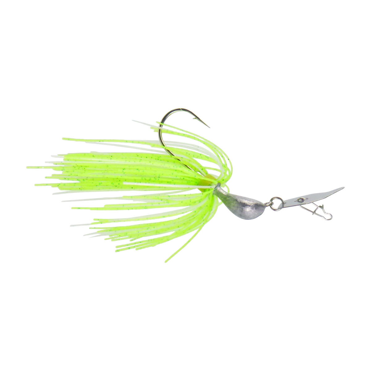 Dekoi 14gm Bladed Swim Jig, Chatterbait, Green Flash, 2 pack-0