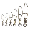 Swimerz HD Ball Bearing Swivels with Crosslock Snap, Size 3, 20 pack-0