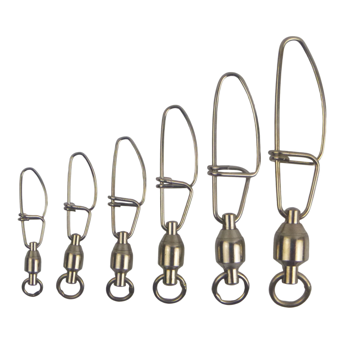 Swimerz HD Ball Bearing Swivels with Crosslock Snap, Size 4, 17 pack-0