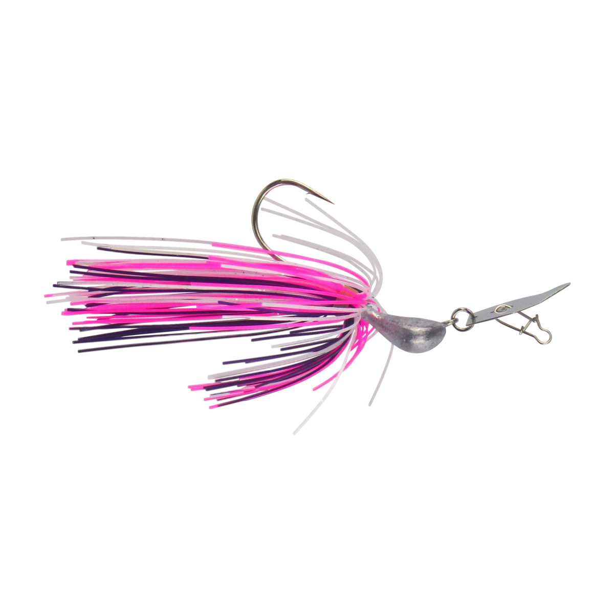 Dekoi 14gm Bladed Swim Jig, Chatterbait, Hot Flash, 2 pack-0