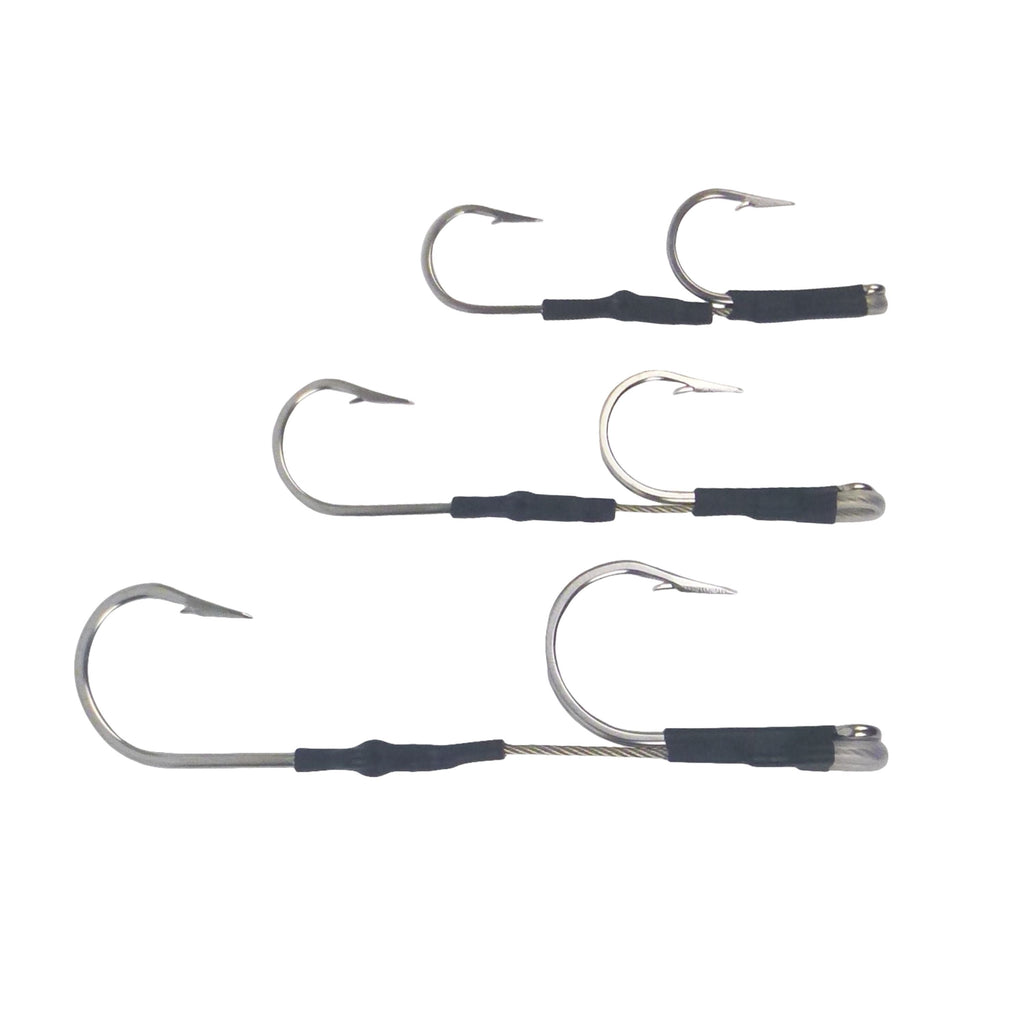 Swimerz Jigging & Trolling Hooks, Inline Double, 10/0, Qty 3-2