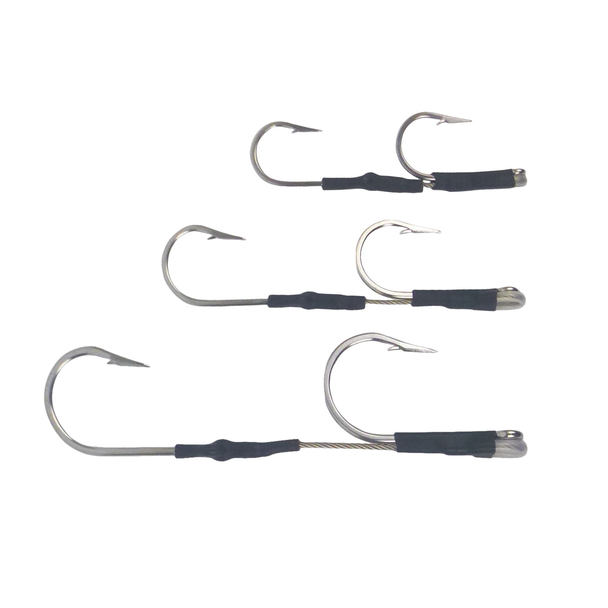 Swimerz Jigging & Trolling Hooks, Inline Double, 10/0, Qty 3-2