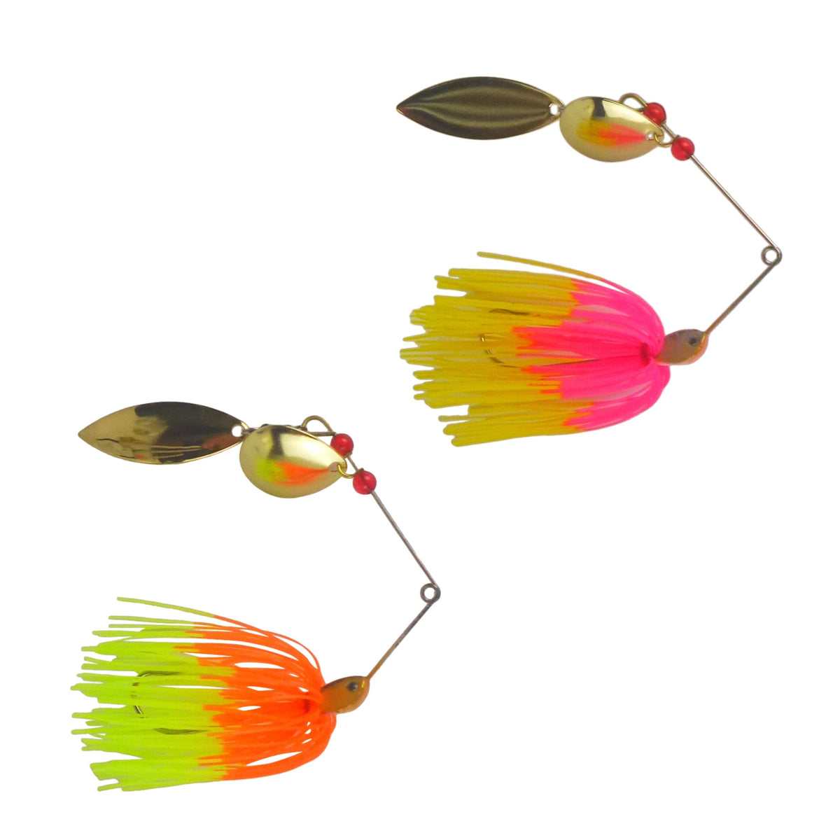 Dekoi 15gm LS17 Closed Eye Spinnerbait, Pink Yellow, Qty 2-1