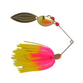 Dekoi 15gm LS17 Closed Eye Spinnerbait, Pink Yellow, Qty 2-0
