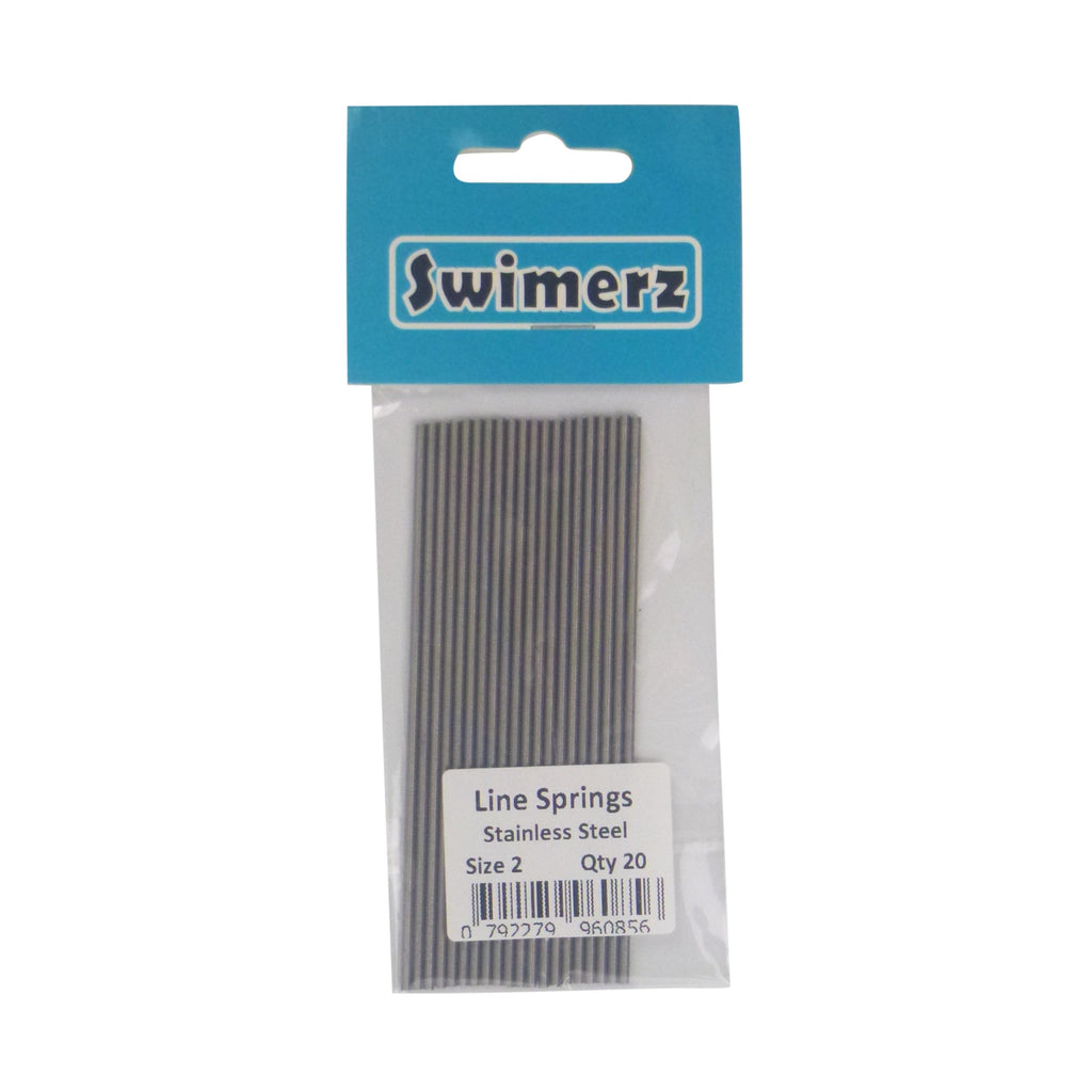 Swimerz Stainless Steel Fishing Line Springs, Size 2, 10cmL, 1.4mmID, 2.0mmOD-1