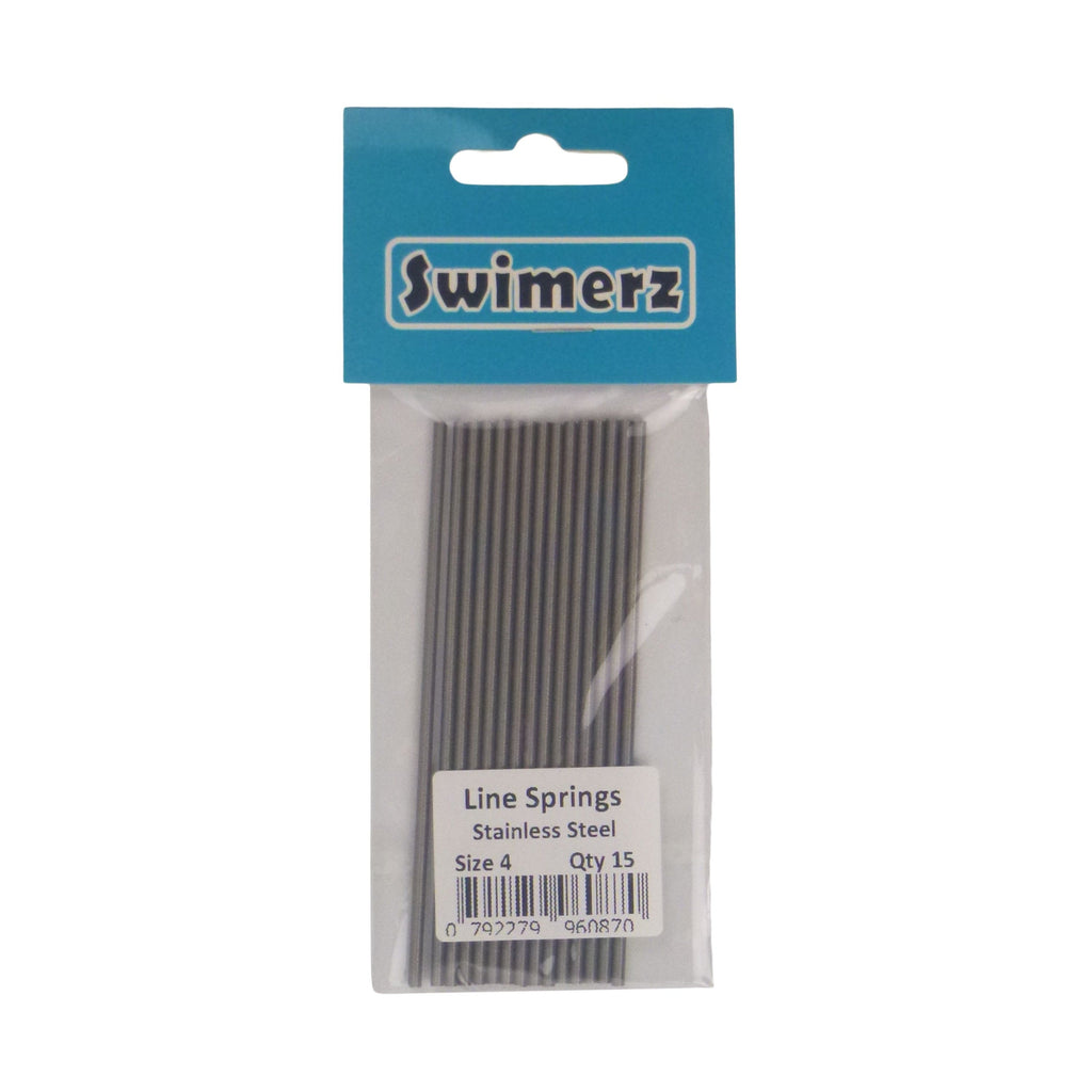 Swimerz Stainless Steel Fishing Line Springs, Size 4, 10cmL, 1.9mmID, 2.5mmOD-1