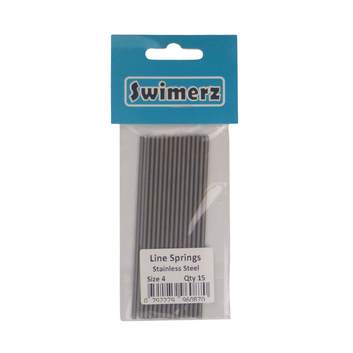 Swimerz Stainless Steel Fishing Line Springs, Size 4, 10cmL, 1.9mmID, 2.5mmOD-1