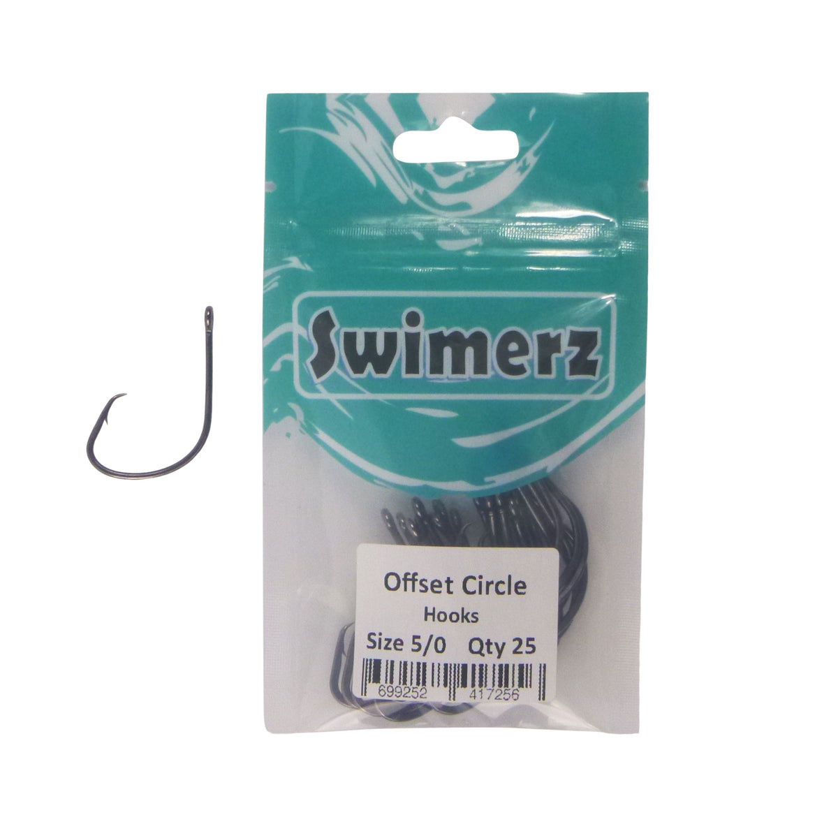Swimerz 5/0 Offset Circle Hook 25 pack-1