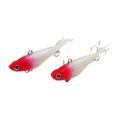 Swimerz 95mm Soft Vibe, Red Head, 2 pack-0