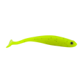 Swimerz Soft Shad 100mm Paddle Tail lure, Chartruese, 6 pack-0
