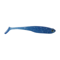 Swimerz Soft Shad 100mm Paddle Tail lure, Electric Blue, 6 pack-0