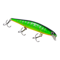 Finesse 'Chudan' 110mm Sinking/Diving Minnow, Lime Green-0