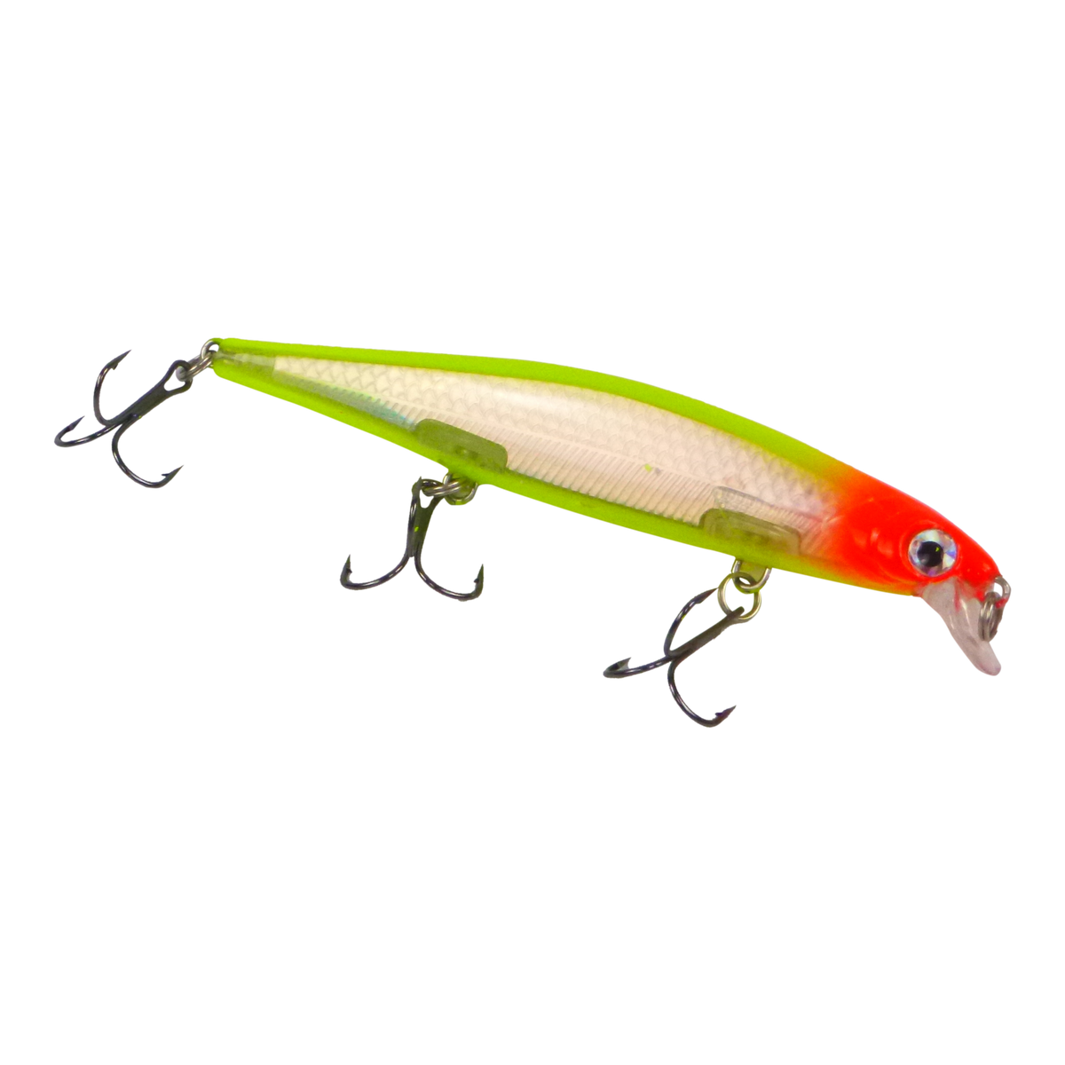 Finesse 'Chudan' 110mm Sinking/Diving Minnow, Chartruese-0