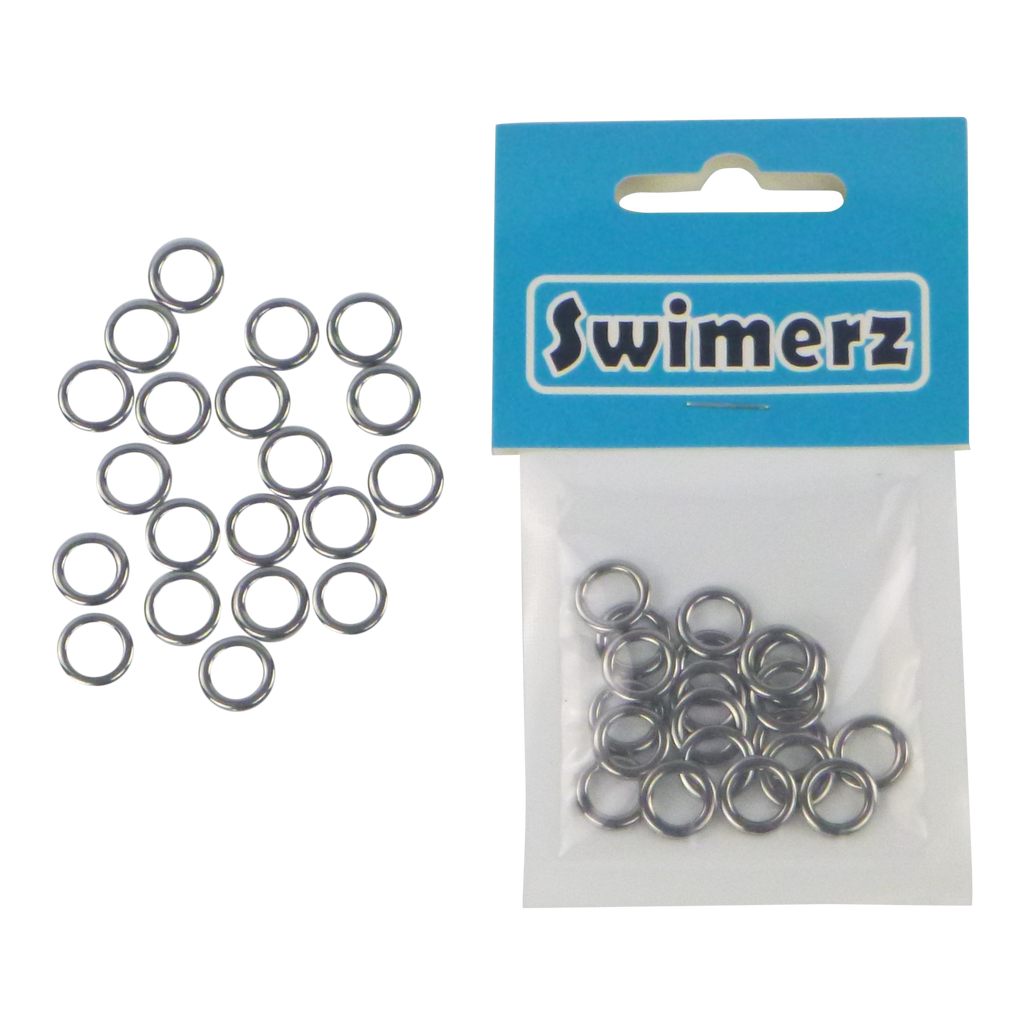 Swimerz Solid Jigging Rings, 11mm, 20 pack-2