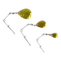 Swimerz Jig Spinner, Large, Hammered Brass, 5 Pack-0